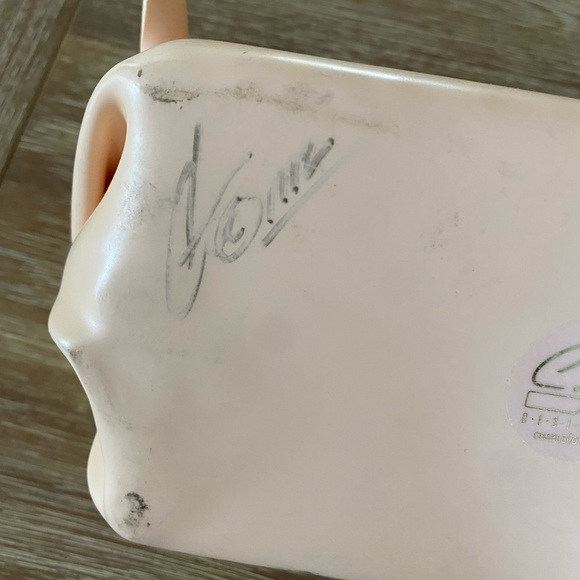 Vintage 80s C.T. Designs Pink Bow Plastic Rectangular Tissue Box Holder - Picture 3 of 13